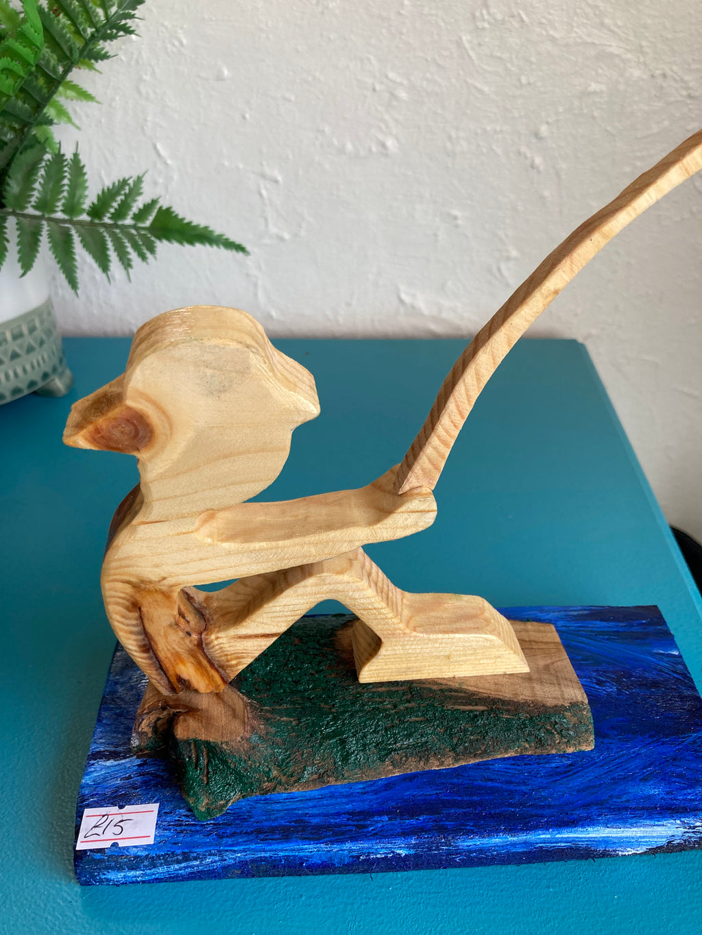 Out Fishing – Handmade Driftwood Scene
