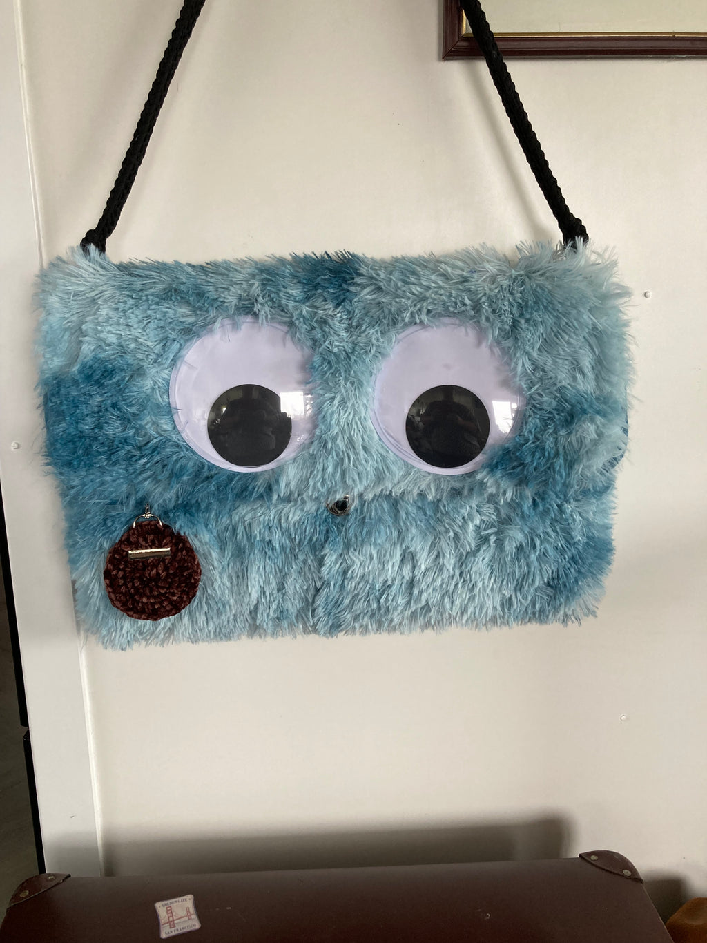 Handmade monster bag with cookie