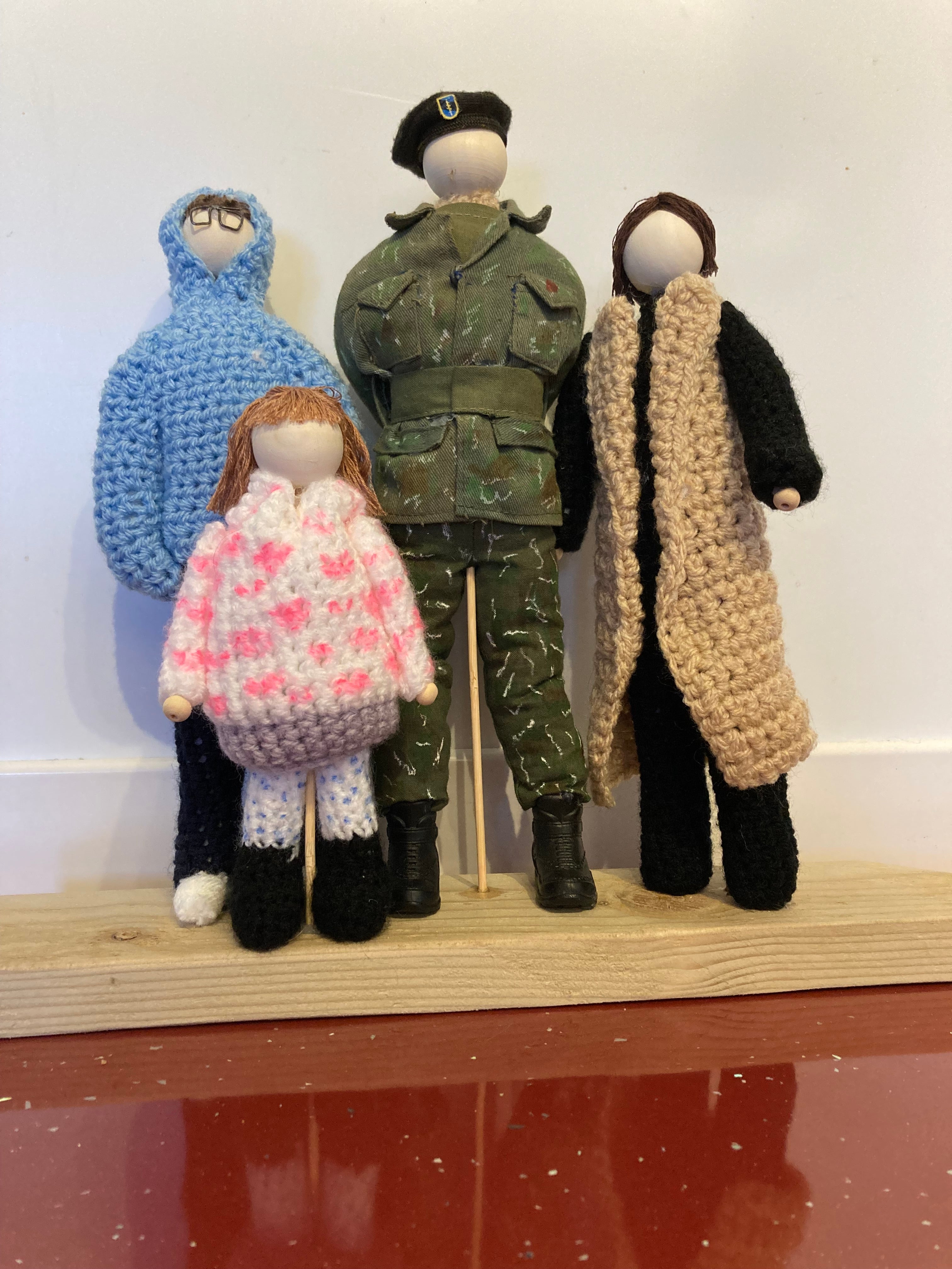 Forever Folks – Custom Crochet Portrait