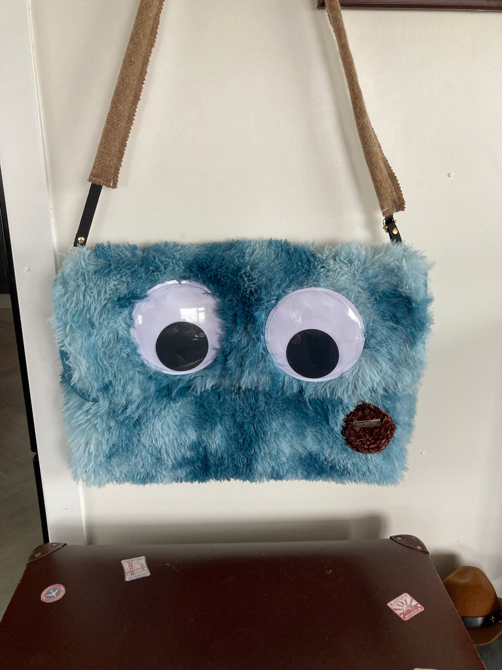 Handmade monster bag with cookie