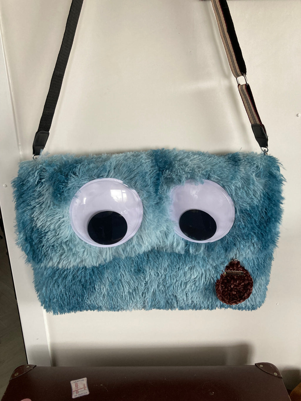 Handmade monster bag with cookie