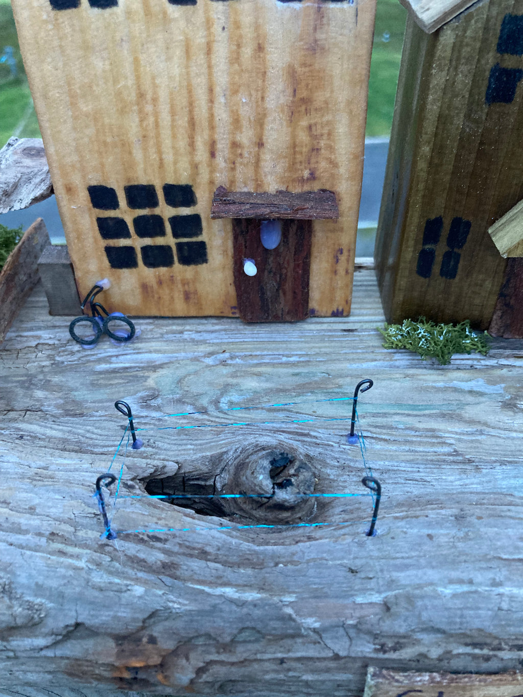 Church Street – Handmade Driftwood Village Scene