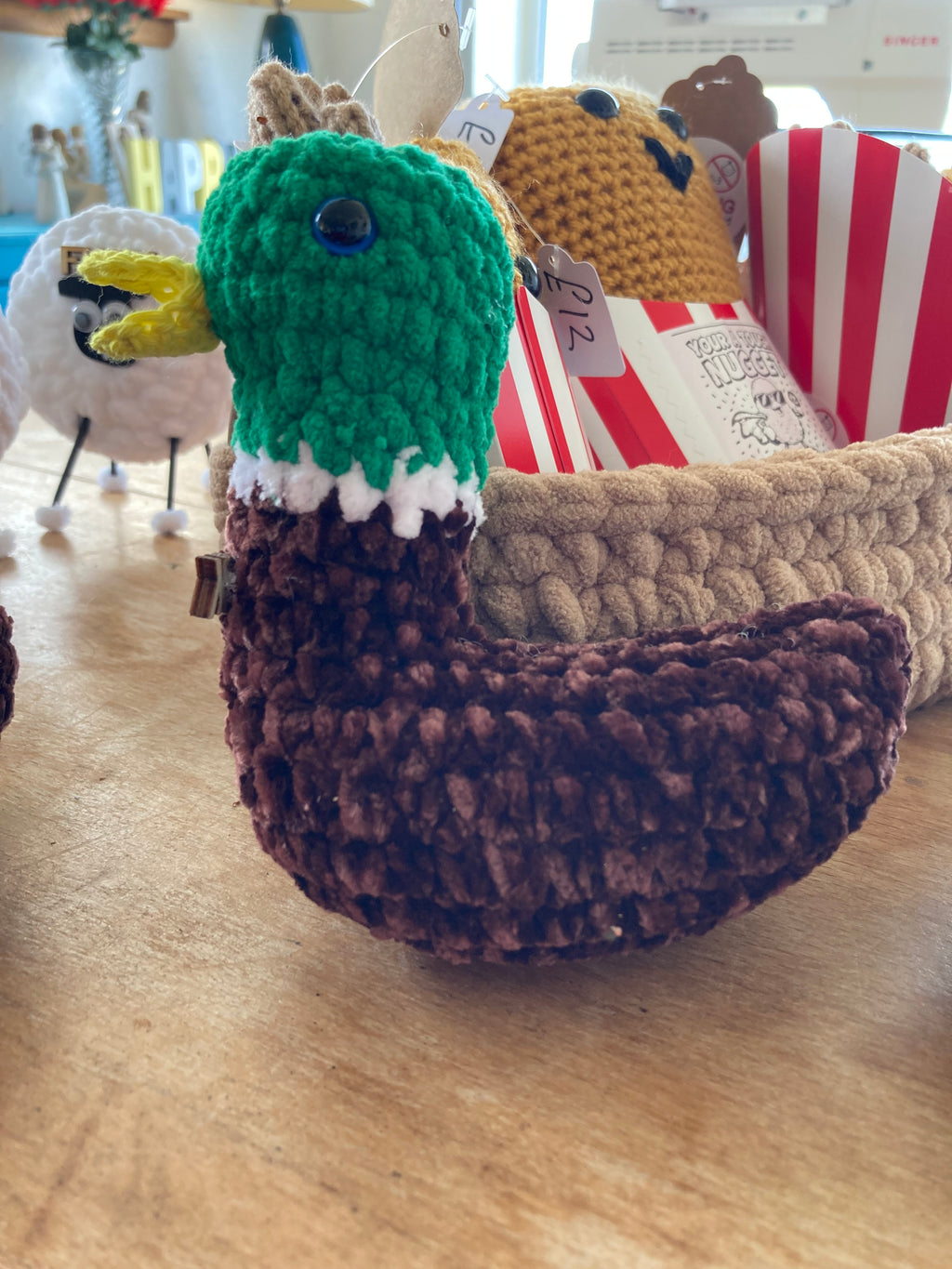Handmade crocheted F*ck ADuck