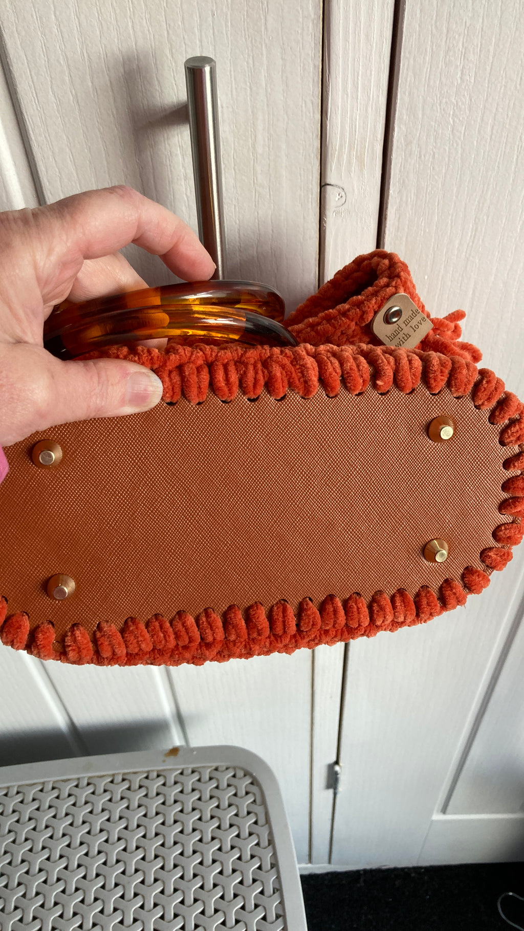 Handmade Crocheted Highland Coo Bag – Super Soft Chenille