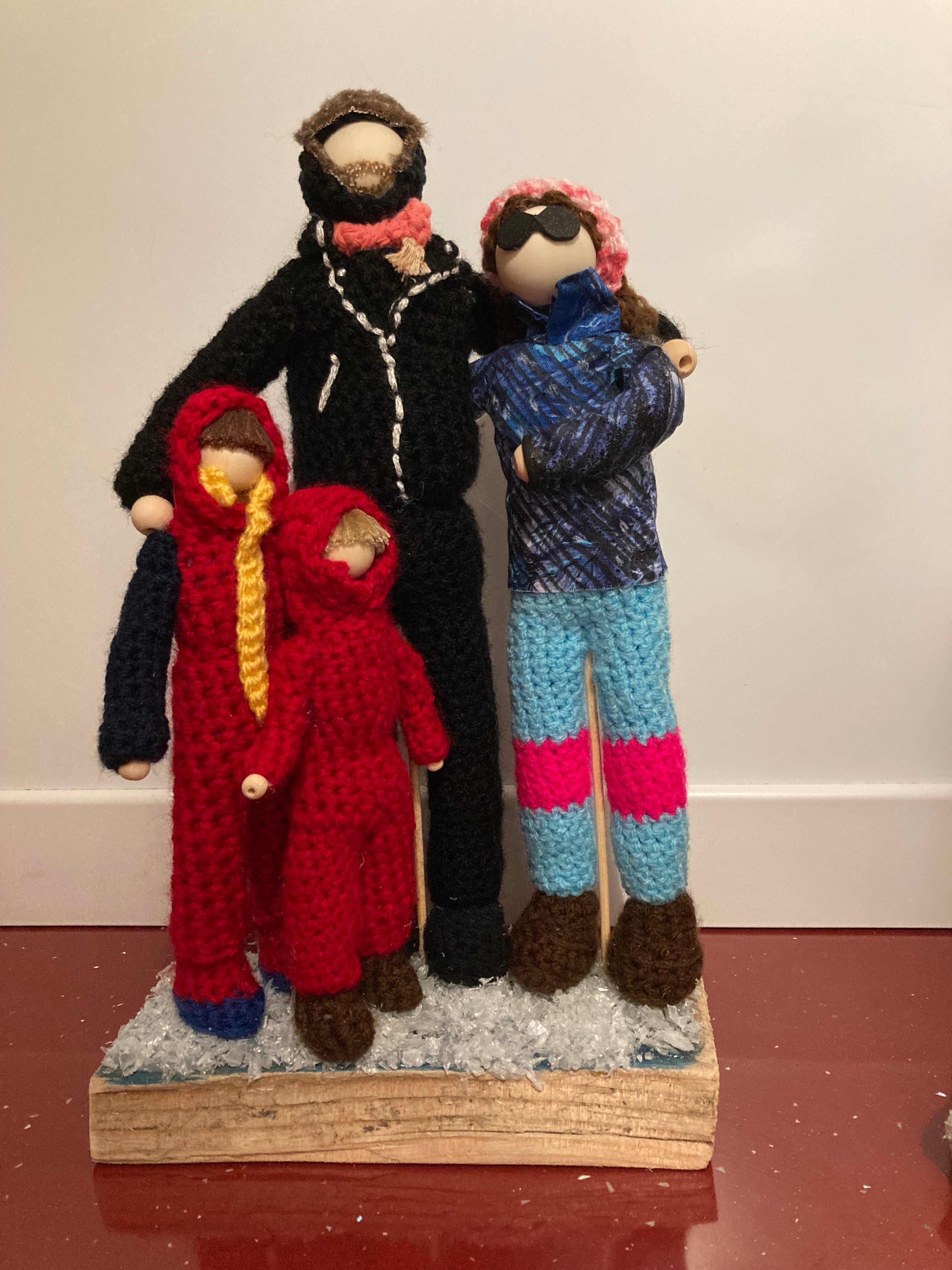 Forever Folks – Custom Crochet Portrait